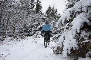 jazda rowerem zimą